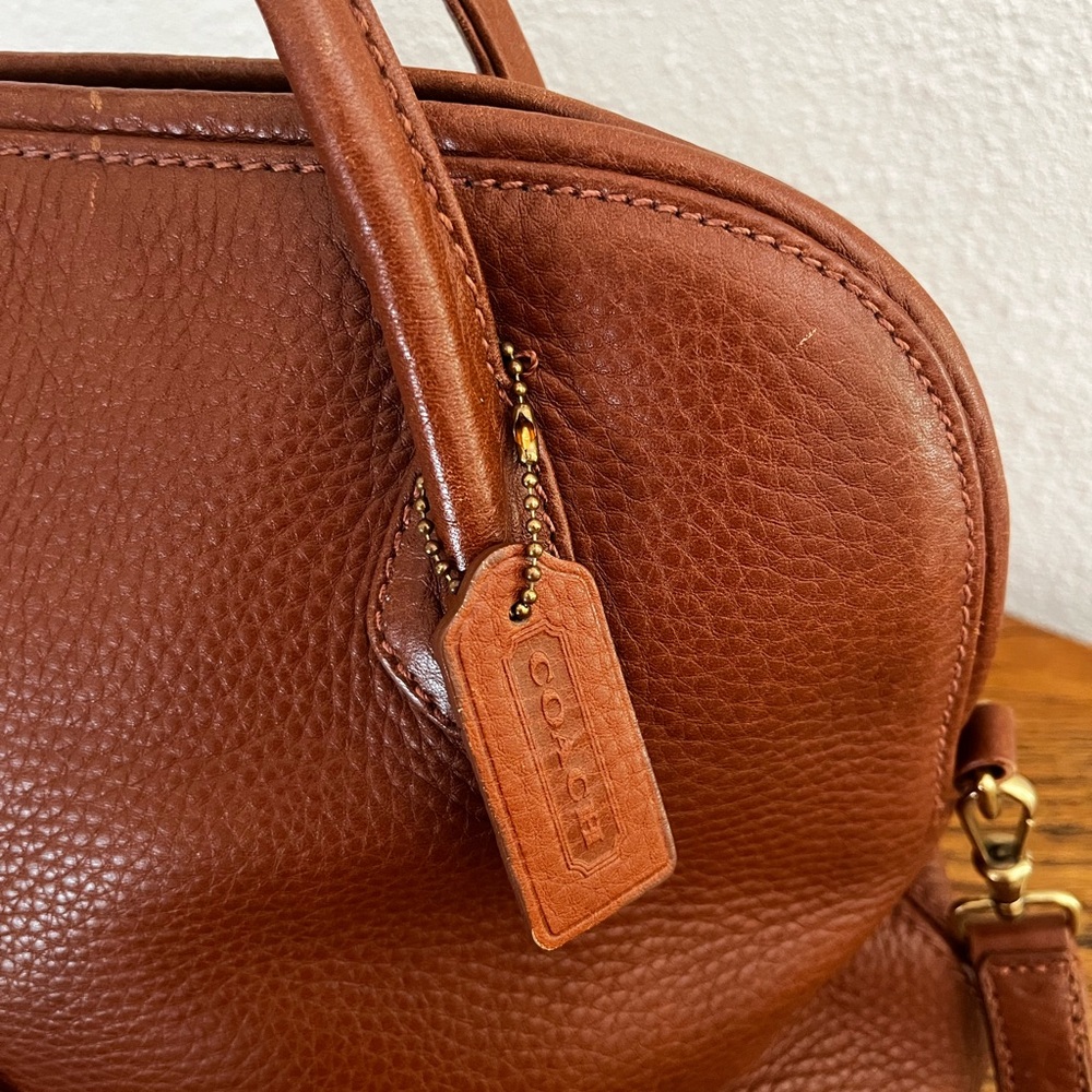 Vintage Coach Sonoma Satchel Brown Leather Shoulder Crossbody Bag - Picture 2 of 15